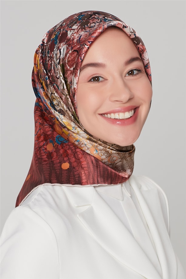 Armine Sura İpek Eşarp 20Ka8402 33