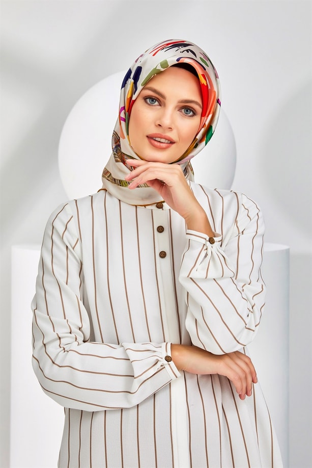 Armine Sura İpek Eşarp 20Ya8300 37