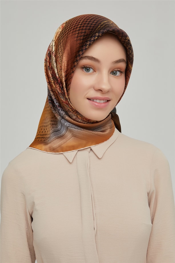 Armine Twill İpek Eşarp 21Ka8602 34