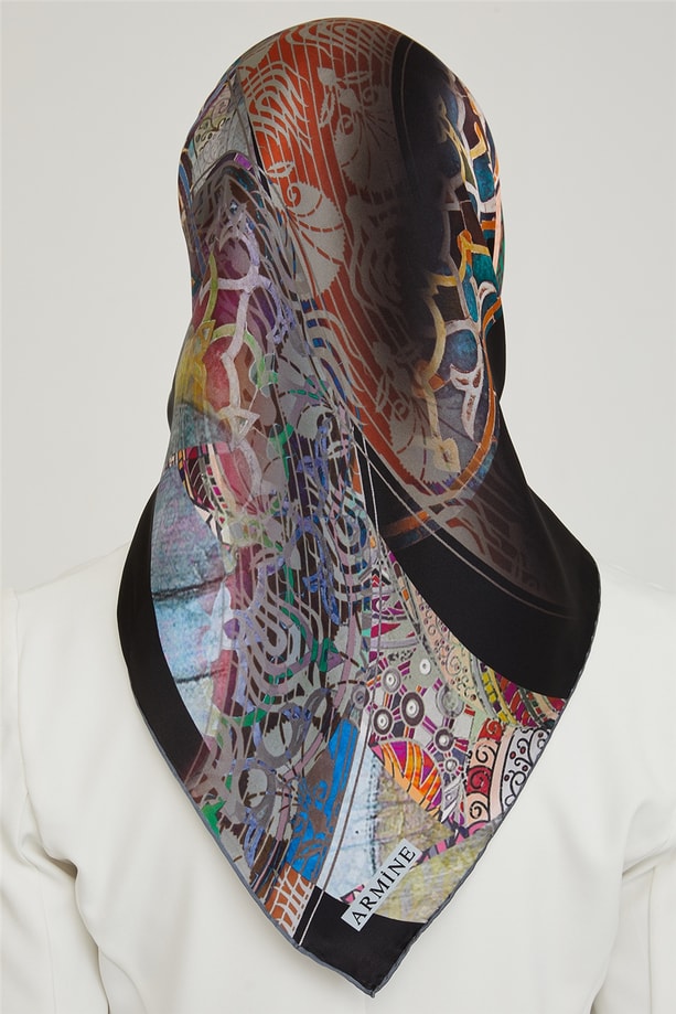 Armine Twill İpek Eşarp 21Ka8622 34