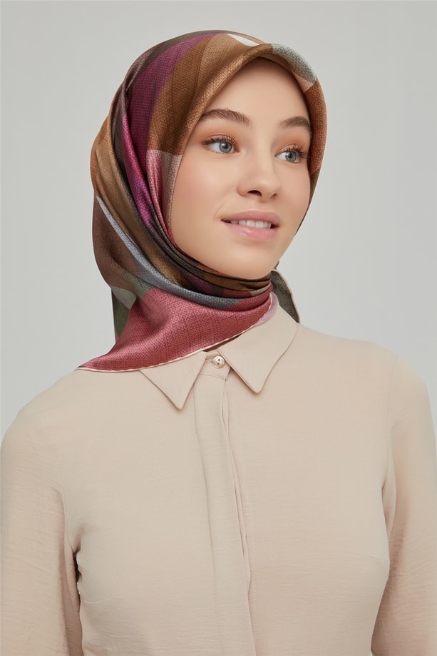 Armine Twill İpek Eşarp 21Ka8623 06