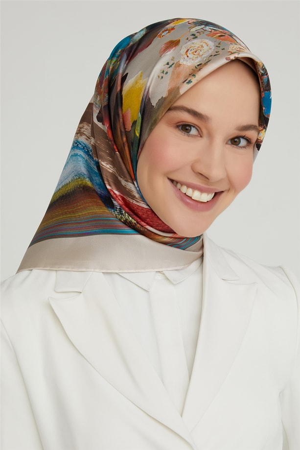 Armine Twill İpek Eşarp 21Ka8630 03
