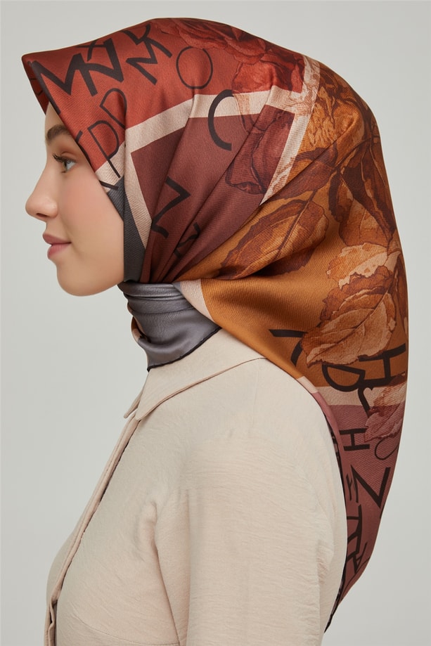 Armine Twill İpek Eşarp 21Ka8637 35