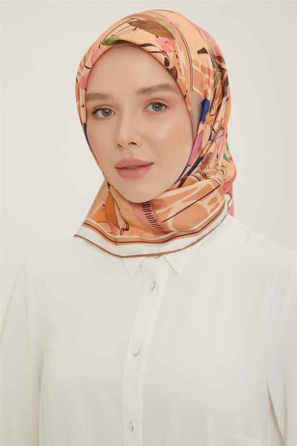 Armine Twill İpek Eşarp 22Ka3226 09
