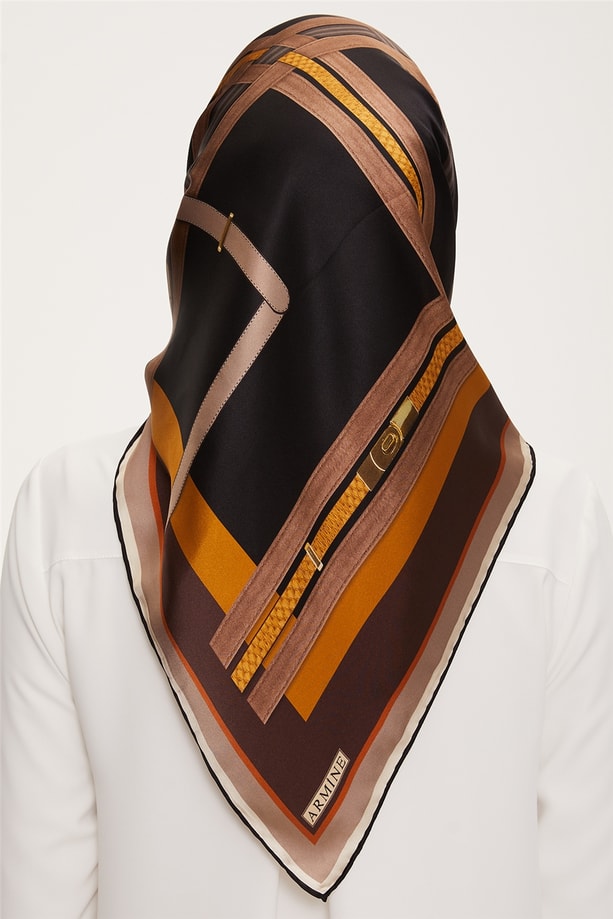Armine Twill İpek Eşarp 22Ka3229 36