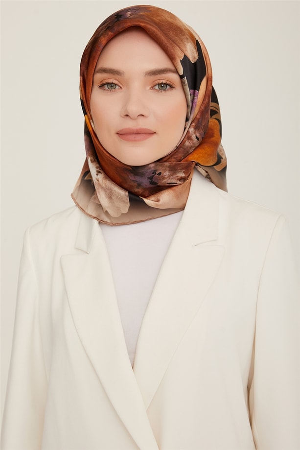 Armine Twill İpek Eşarp 22Ka8800 08