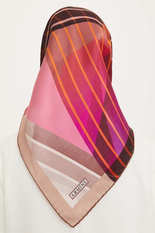 Armine Twill İpek Eşarp 22Ya8711 05