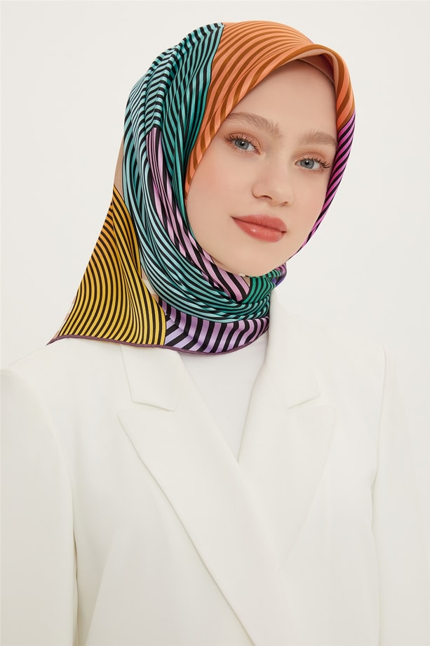Armine Twill İpek Eşarp 22Ya8729 37