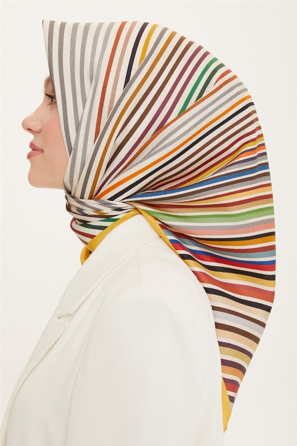 Armine Twill İpek Eşarp 22Ya8731 37