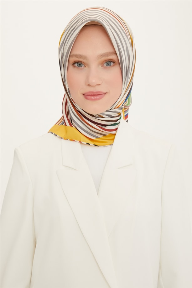 Armine Twill İpek Eşarp 22Ya8731 37