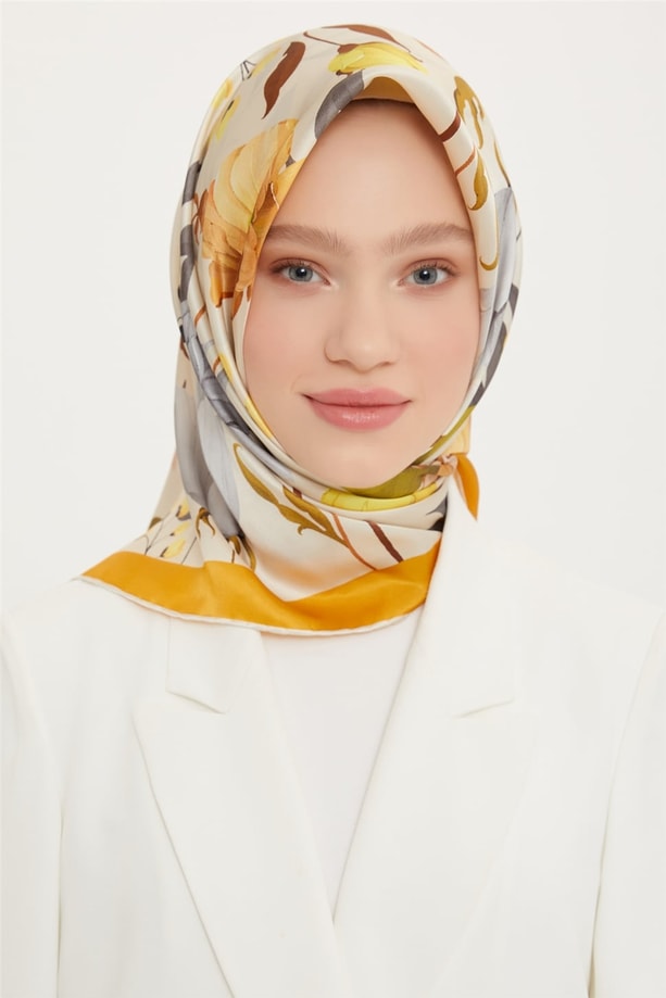 Armine Twill İpek Eşarp 22Ya8740 34