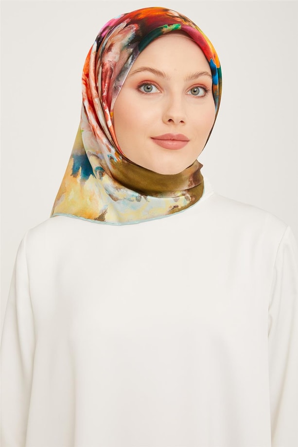 Armine Twill İpek Eşarp 23Ka9008 31