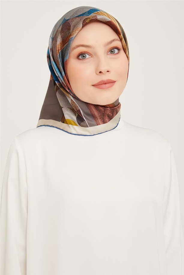 Armine Twill İpek Eşarp 23Ka9009 08
