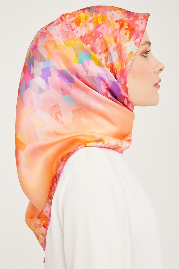 Armine Twill İpek Eşarp 23Ka9043 01