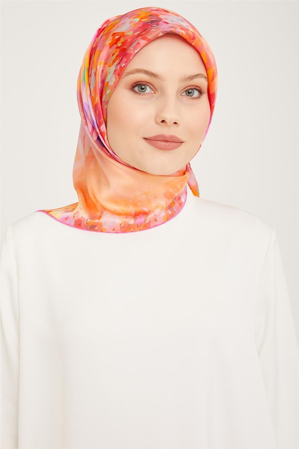 Armine Twill İpek Eşarp 23Ka9043 01