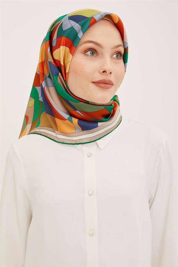Armine Twill İpek Eşarp 23Ya8926 06