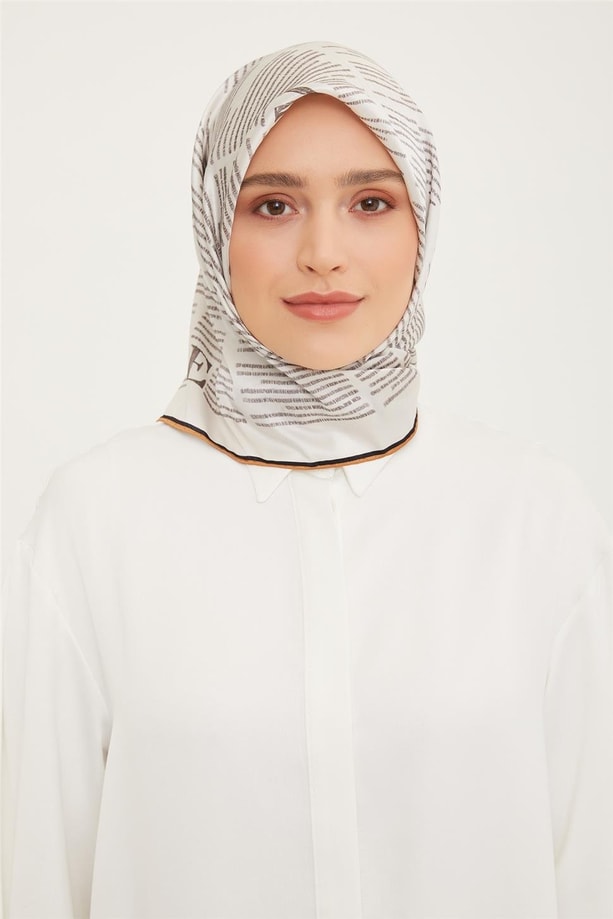 Armine Twill İpek Eşarp 23Ya8942 6 03
