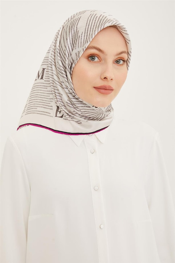 Armine Twill İpek Eşarp 23Ya8942 6 04