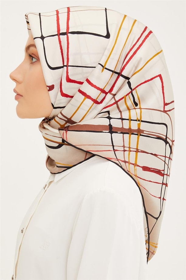 Armine Twill İpek Eşarp 23Ya8948 06