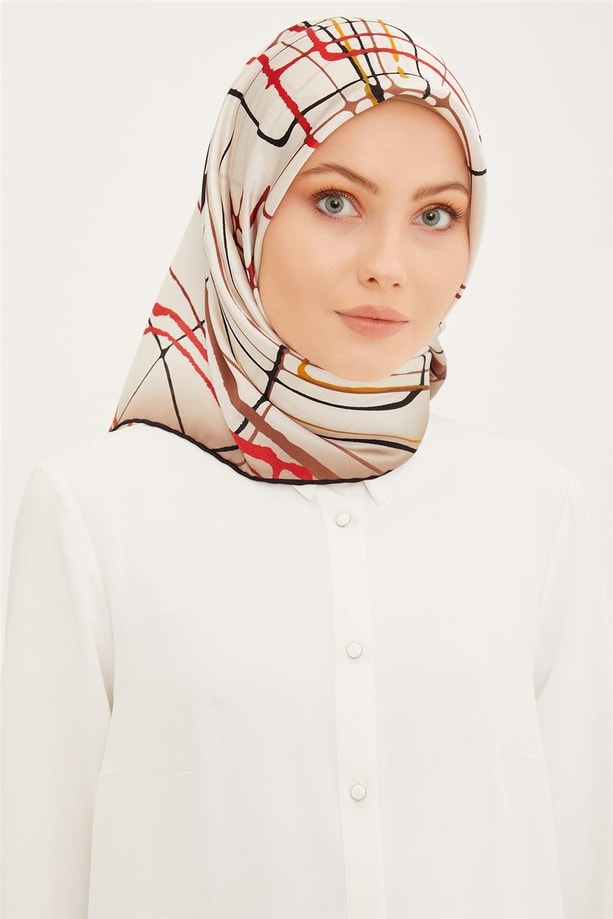 Armine Twill İpek Eşarp 23Ya8948 06