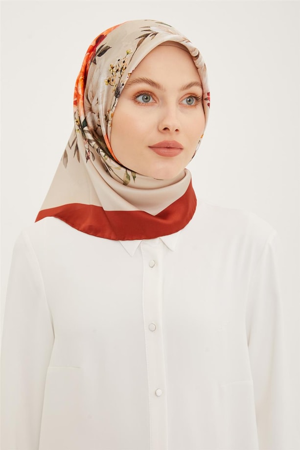 Armine Twill İpek Eşarp 23Ya8952 54