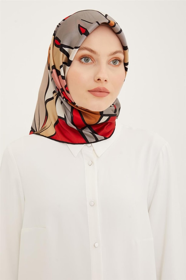 Armine Twill İpek Eşarp 23Ya8957 03