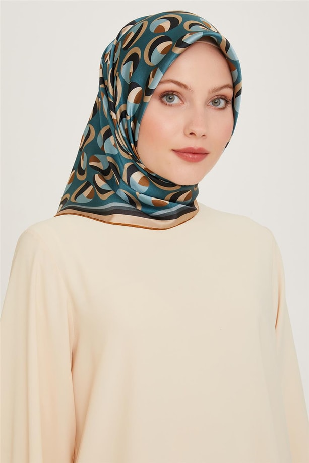 Armine Twill Saf İpek Eşarp 9219D 34
