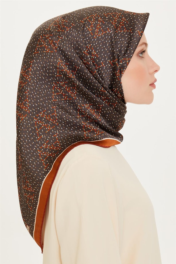 Armine Twill Saf İpek Eşarp 9228D 84