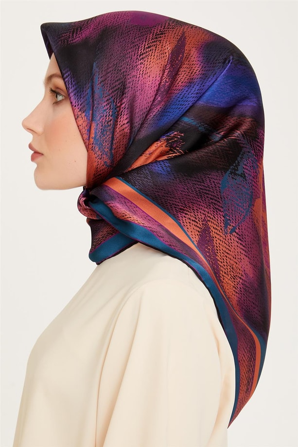 Armine Twill Saf İpek Eşarp 9240D 54