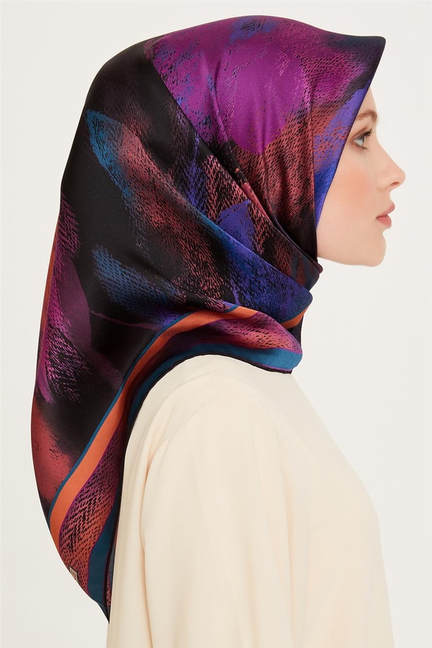 Armine Twill Saf İpek Eşarp 9240D 54
