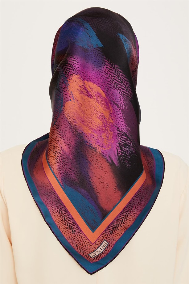 Armine Twill Saf İpek Eşarp 9240D 54