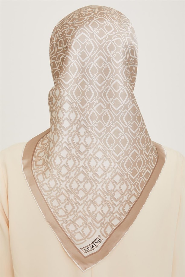 Armine Twill Saf İpek Eşarp 9248D 05 80