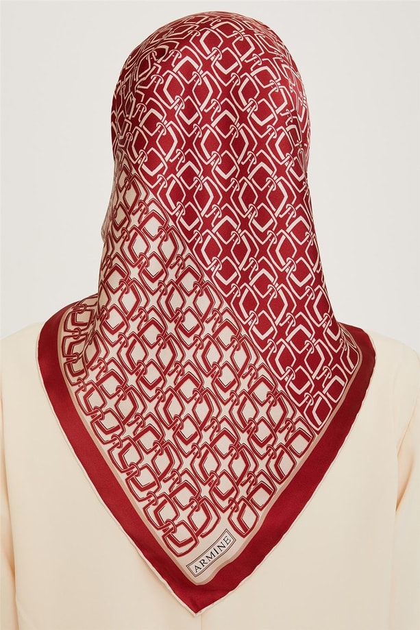 Armine Twill Saf İpek Eşarp 9248D 05 82
