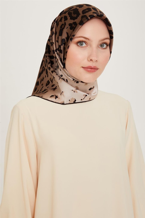 Armine Twill Saf İpek Eşarp 9249D 03