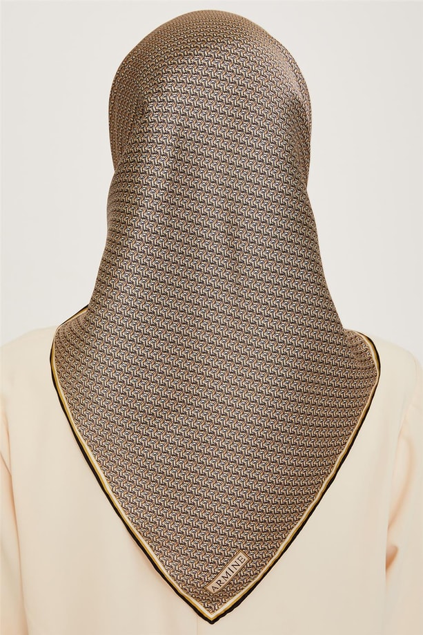 Armine Twill Saf İpek Eşarp 9250D 31