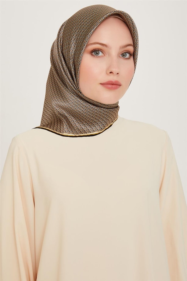 Armine Twill Saf İpek Eşarp 9250D 31