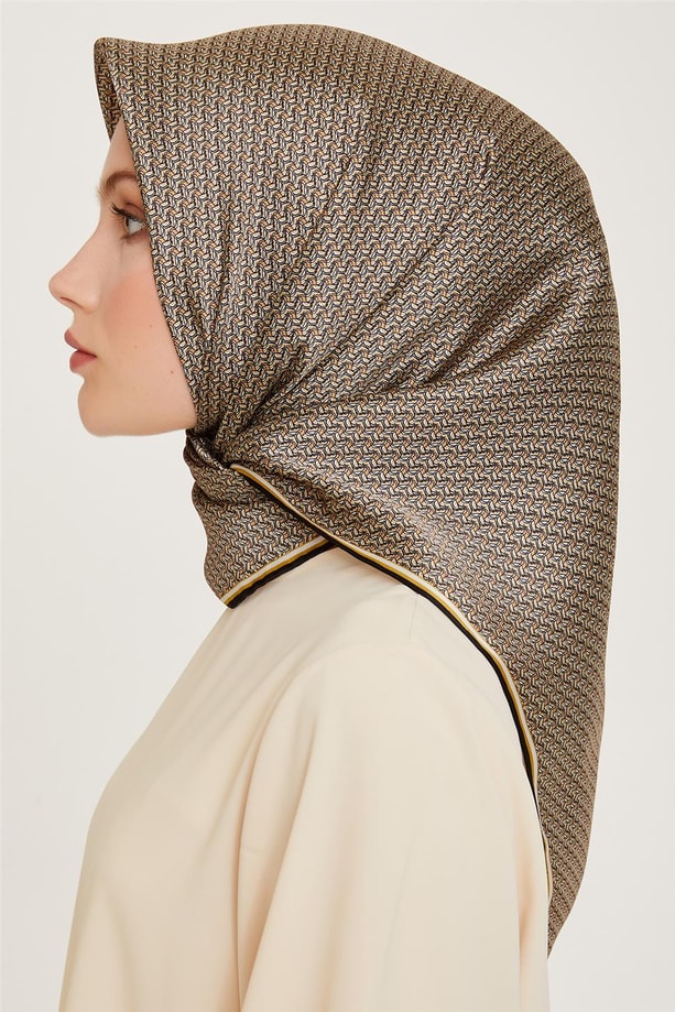 Armine Twill Saf İpek Eşarp 9250D 31