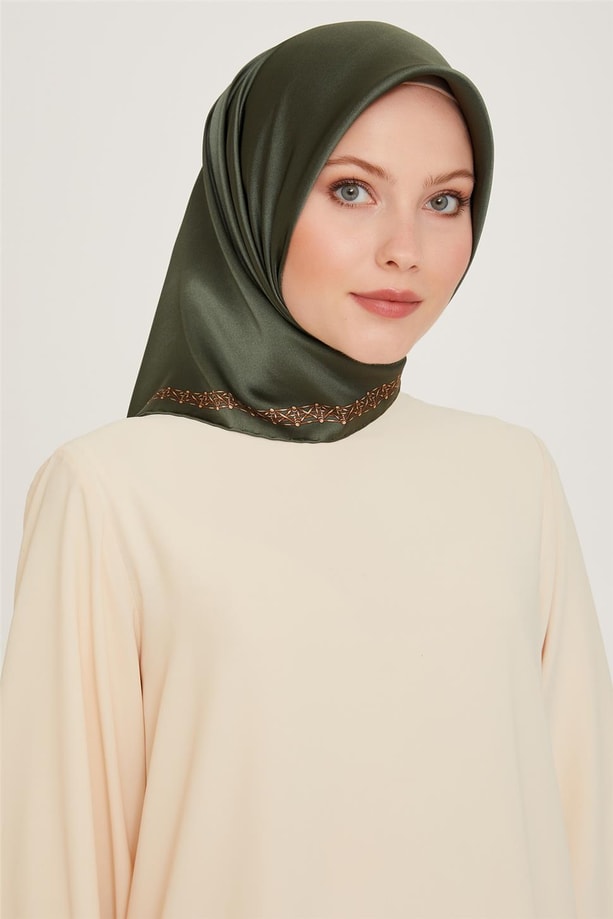 Armine Twill Saf İpek Eşarp 9260D 35
