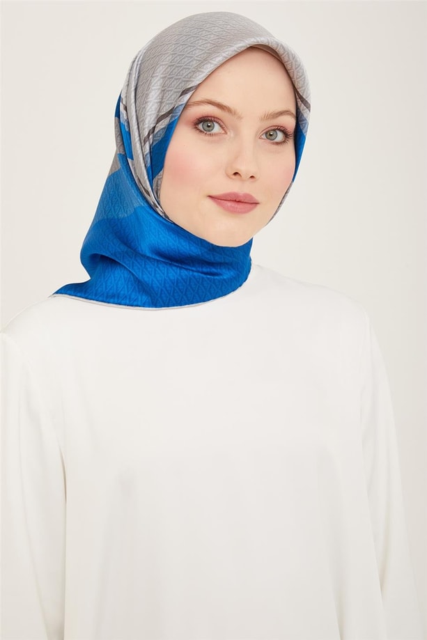 Armine Monogram Desenli Twill İpek Eşarp 24Ya9111 85 88