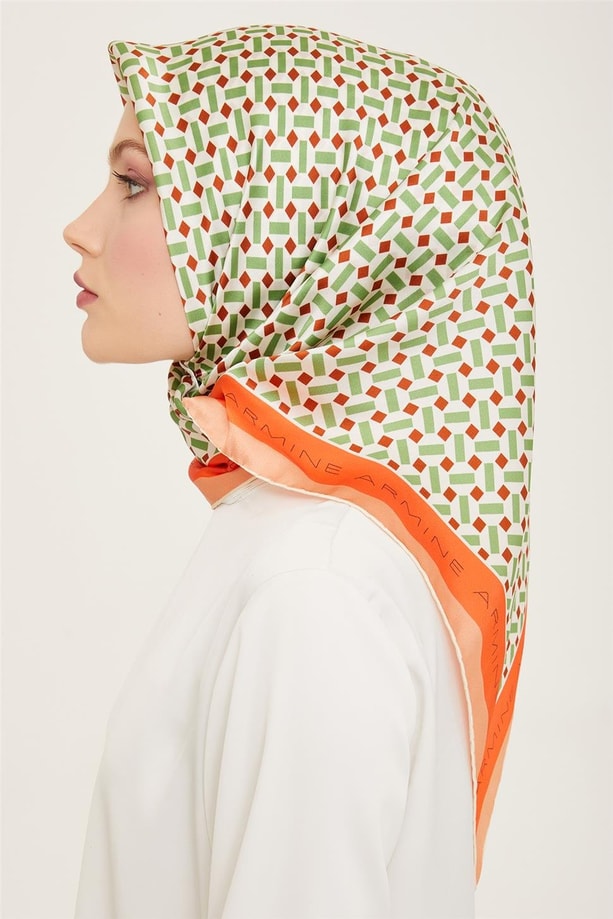 Armine Twill İpek Eşarp 24Ya9151 34