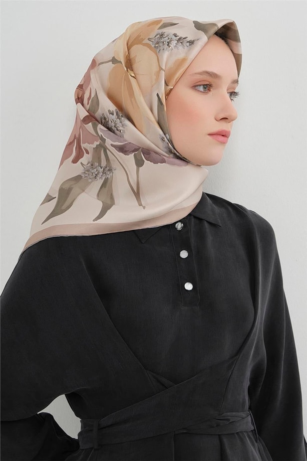 Armine Saf İpek Sura Eşarp 9414D 4