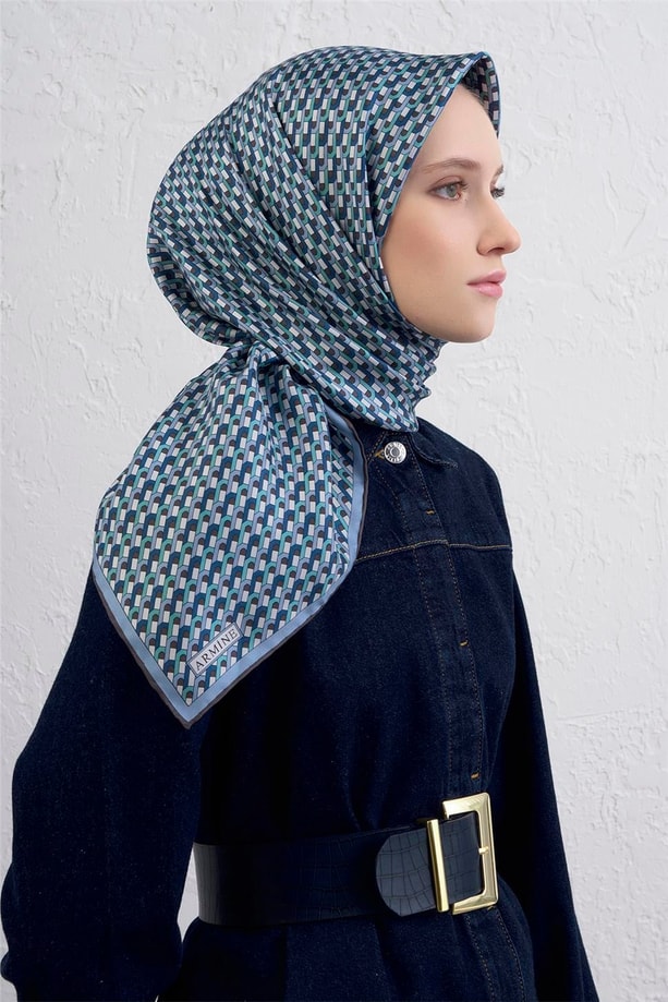 Armine Saf İpek Sura Eşarp 9417D 84
