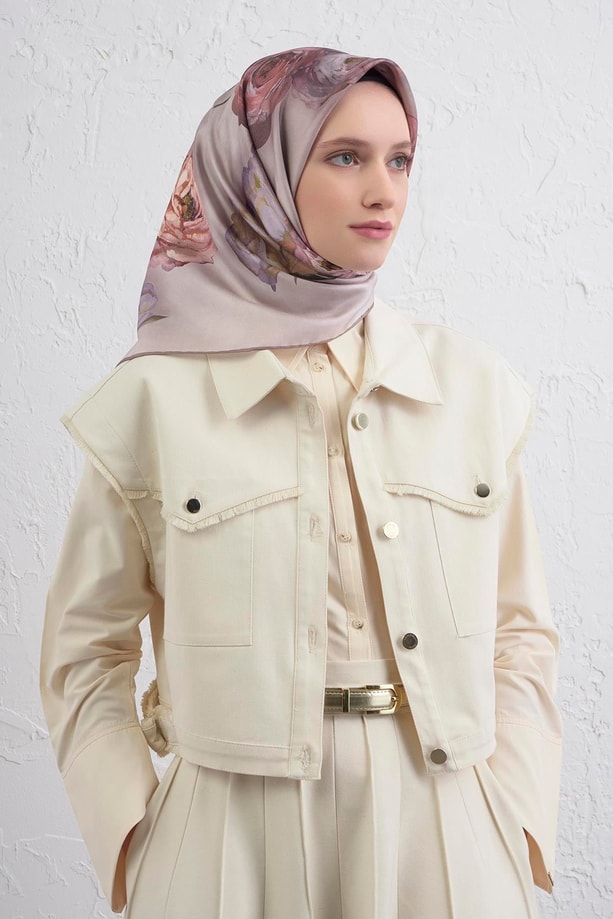 Armine Saf İpek Sura Eşarp 9419D 06