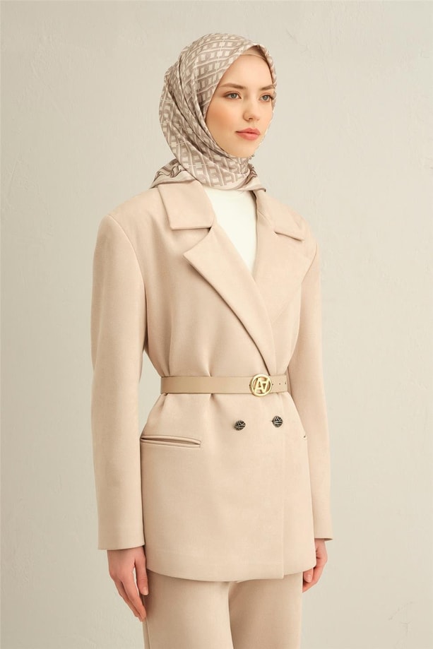 Armine Çiçek Desenli Saf İpek Sura Eşarp 9301 05