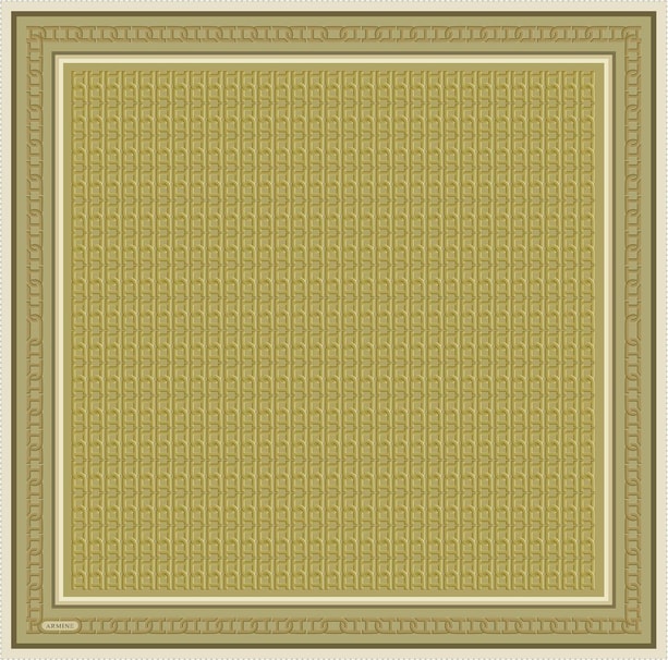 Armine Desenli Saf İpek Twill Eşarp 9301- 32