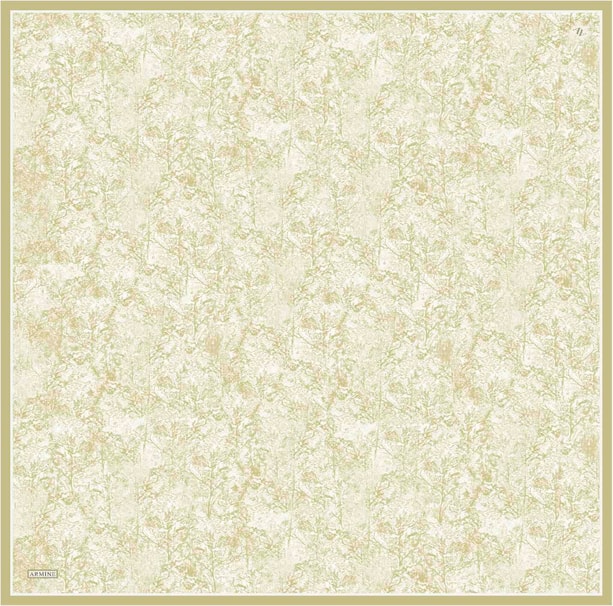 Armine Desenli Saf İpek Sura Eşarp 9311-07