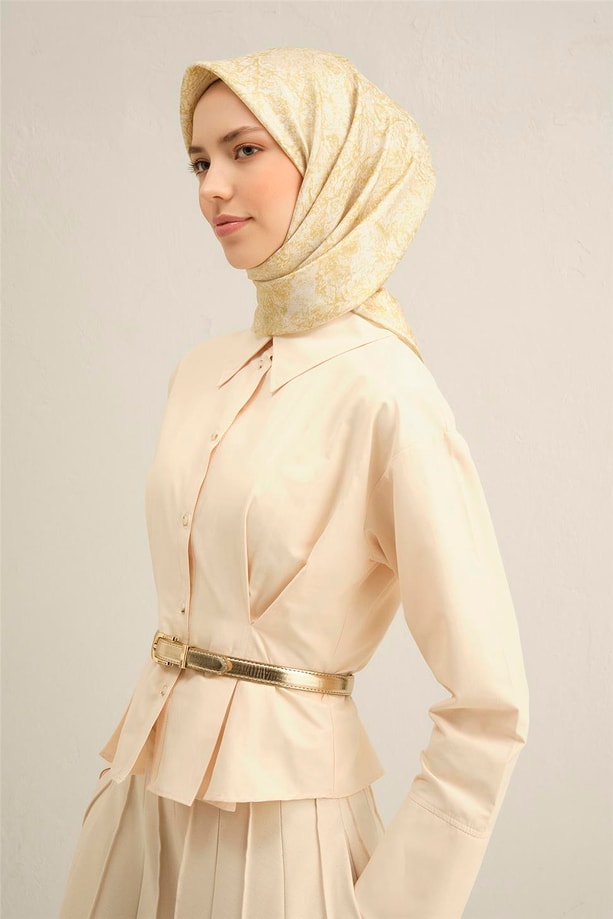 Armine Dijital Saf İpek Eşarp 9311D (S) 07