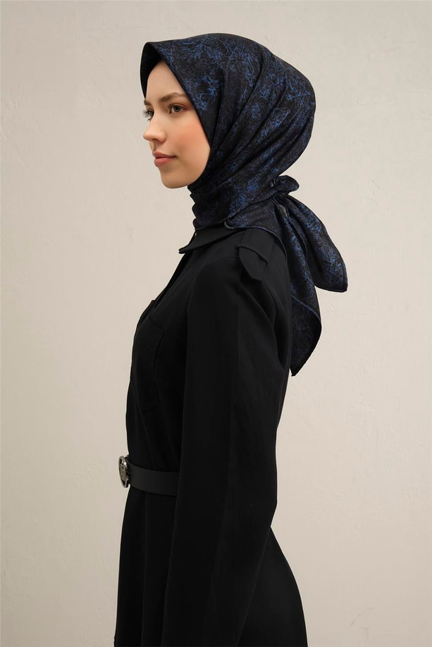 Armine Desenli Saf İpek Twill Eşarp 9311- 10