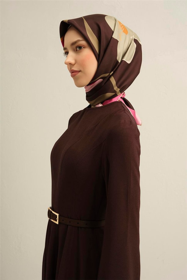 Armine Dijital Saf İpek Eşarp 9317D (T) 36