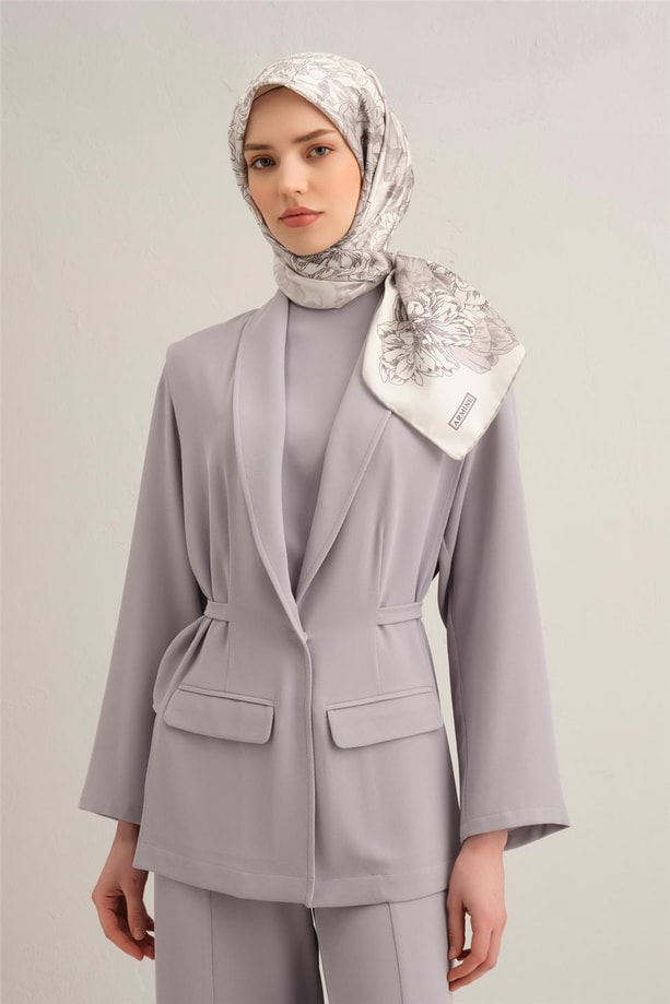 Armine Dijital Saf İpek Eşarp 9330D (S) 84